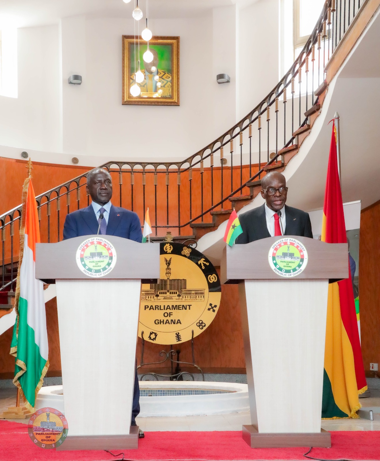 President of the National Assembly of Cote D'Ivoire calls on Speaker Bagbin 
