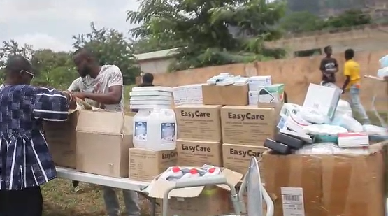 Opokua Ahwenee Foundation donates medical equipment to Akwasiho Health Centre