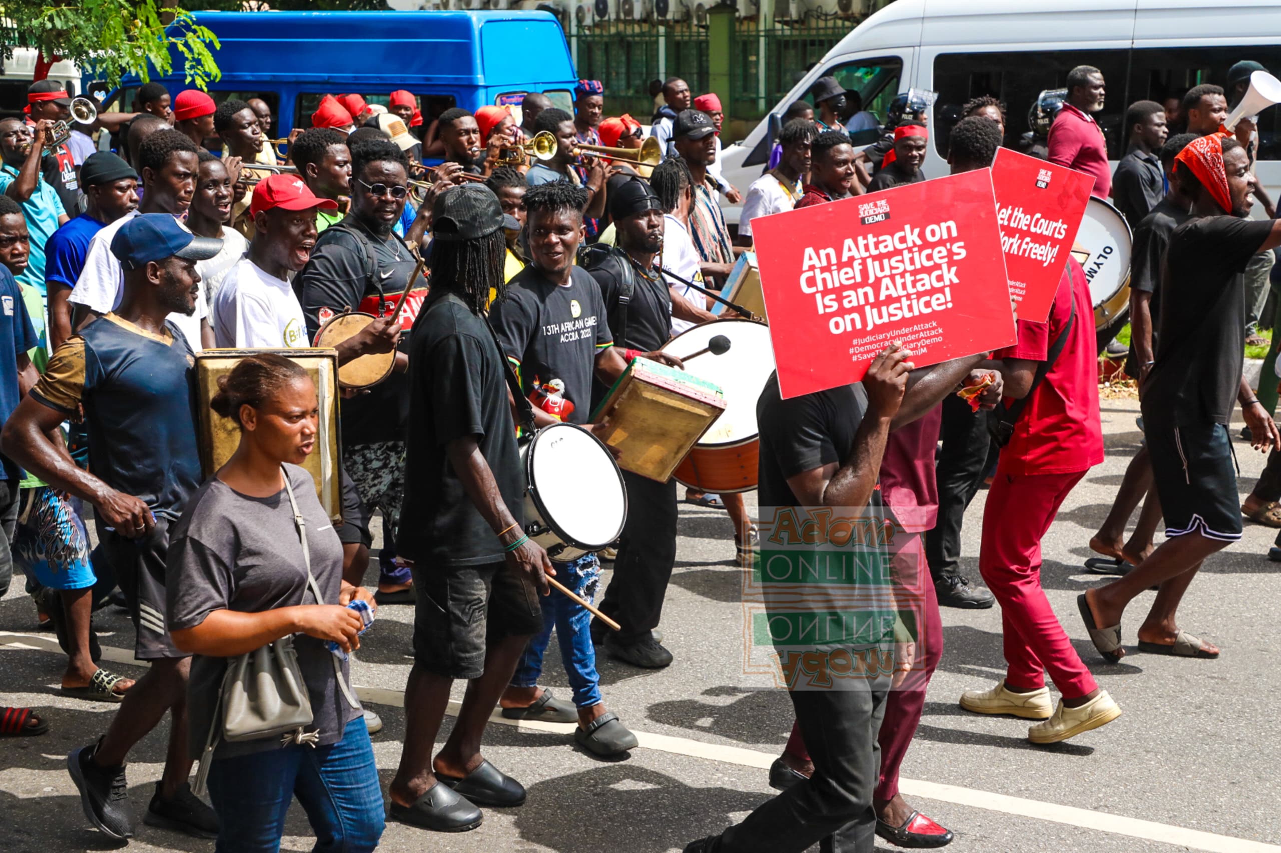 Demo against suspension of Chief Justice