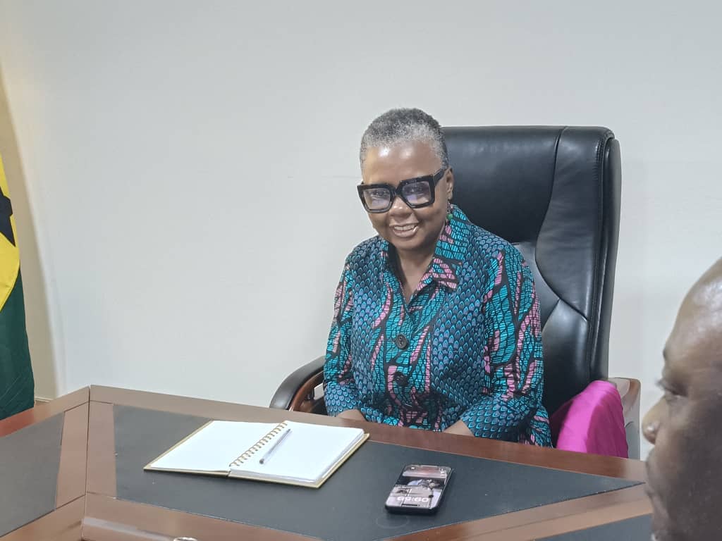 Minister for Fisheries and Aquaculture, Hon. Emelia Arthur,