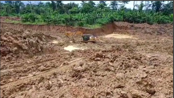 Illegal Miners Invade Akyem Ankaase Farms, Destroy Properties Amid Rising Tensions 