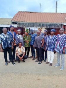Some Mepe youth who graced the coronation of Torgbe Kwabla Asamankwenta IV