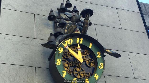 Solothurn’s 11-hour clock is made with 11 cogs and 11 bells (Credit: Credit: Mike MacEacheran)