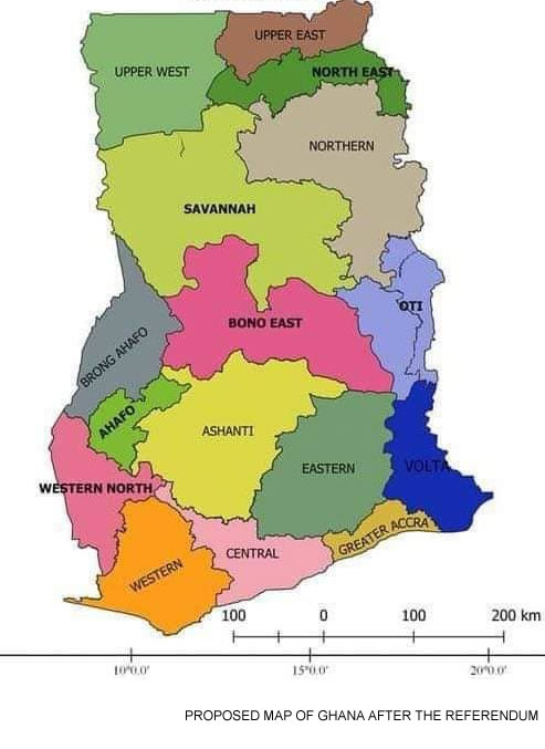 New Ghana Map