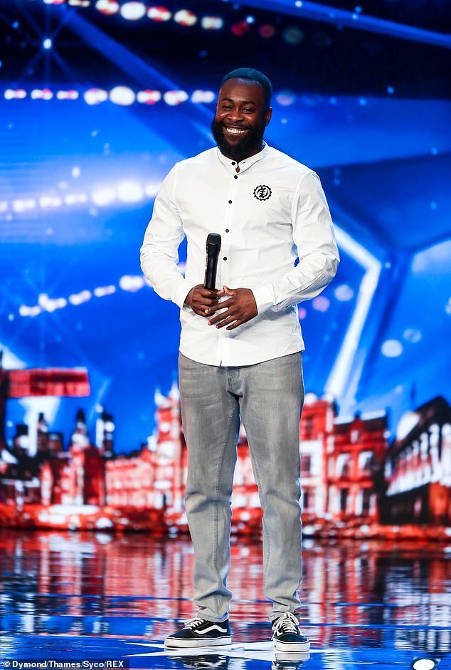 Kojo Anim, the comedian that got a 'golden buzzer' from Simon Cowell