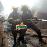 Fire razes tanker yard at Kpone, 15 fuel tankers burnt