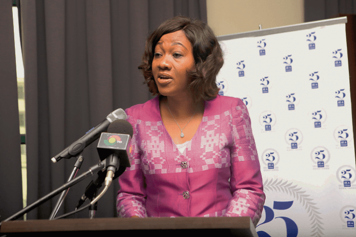 Mrs Jean Mensa, Chair for the Electoral Commission (EC)