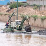 Akufo Addo tours drainage system