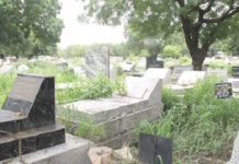 Police officer allegedly bolts after exhuming over 10 bodies at Gomoa cemetery