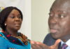 Cecilia Dapaah left, Samuel Atta Akyea