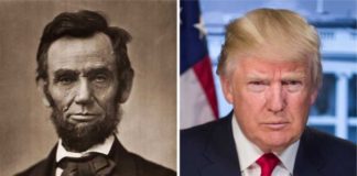 Trump and Abe Lincoln