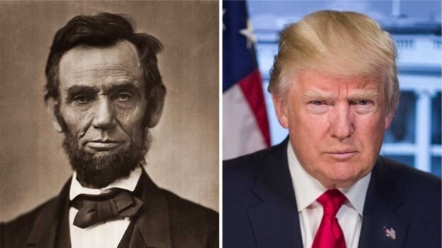 Trump and Abe Lincoln