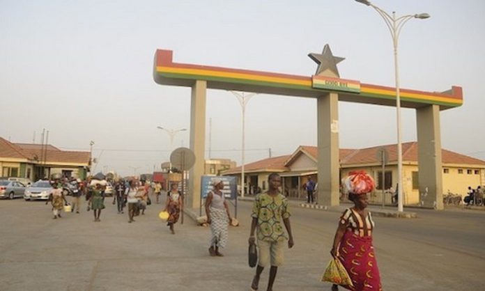 Ghana Togo border