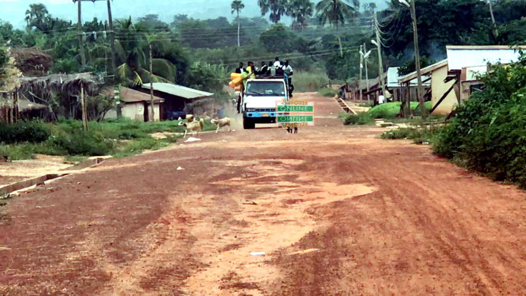 BECE students transported in a truck