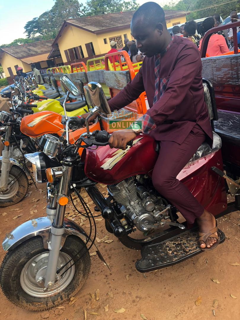 Photos Greater Accra NABA gets tricycles