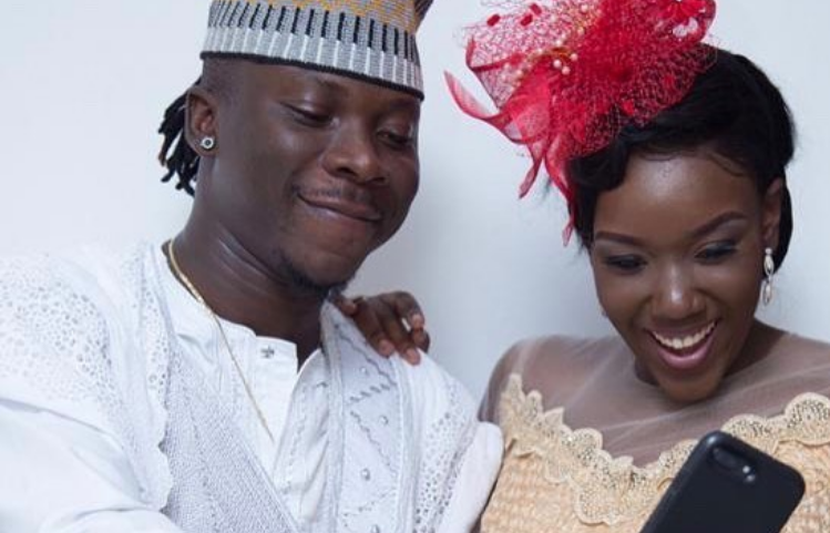 Fans react as Stonebwoy’s wife flaunts hot curves in latest photo