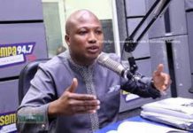 MP for North Tongu Constituency, Samuel Okudzeto Ablakwa
