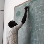 teachers black board classroom