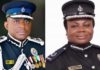 :Inspector-General of Police, David Asante Apeatu (L) and Director-General of Criminal Investigations Department, Maame Yaa Tiwaa Addo-Danquah