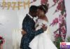 Adjetey Annag and wife kiss