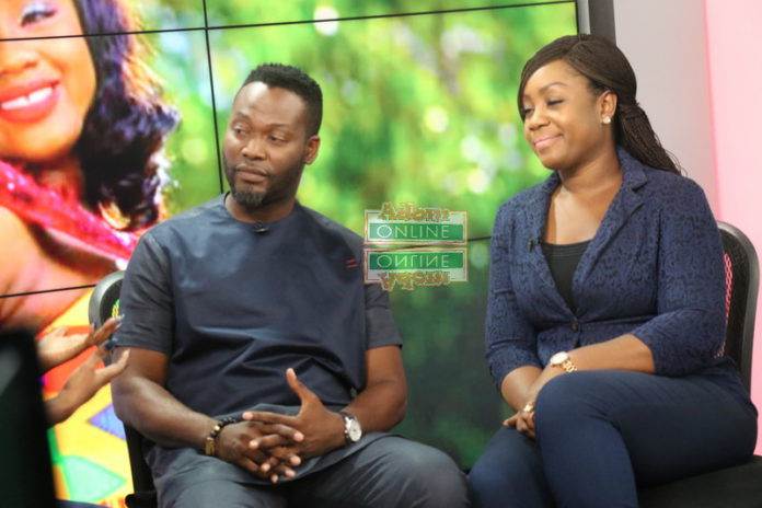 Ace Actor, Adjetey Anang and wife Elorm Anang