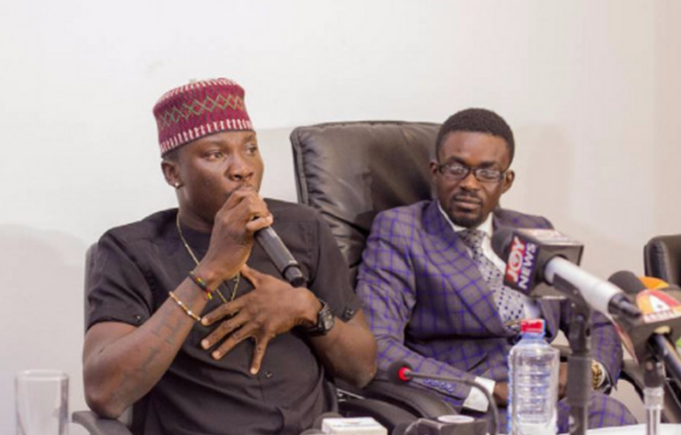 Stonebwoy reacts to NAM1’s press confab