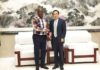 Former President John Mahama thanked the Chinese Ambassador, Shi Ting Wang, for China's support during his presidency.