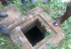 The septic tank which housed the human remains