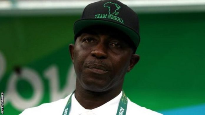 Samson Siasia coached Nigeria as they won bronze at the 2016 Olympics in Rio.
