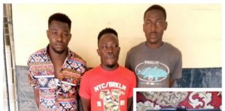 The three suspects have been remanded to appear again on September 4