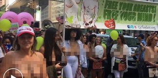 naked protest