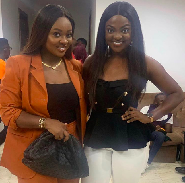 Jackie Appiah's photo with lookalike goes viral