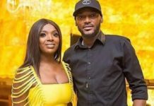 L-R: Annie Idibia and her husband, 2face