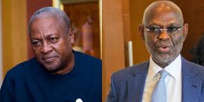 Kwesi Botchwey and former President John Dramani Mahama