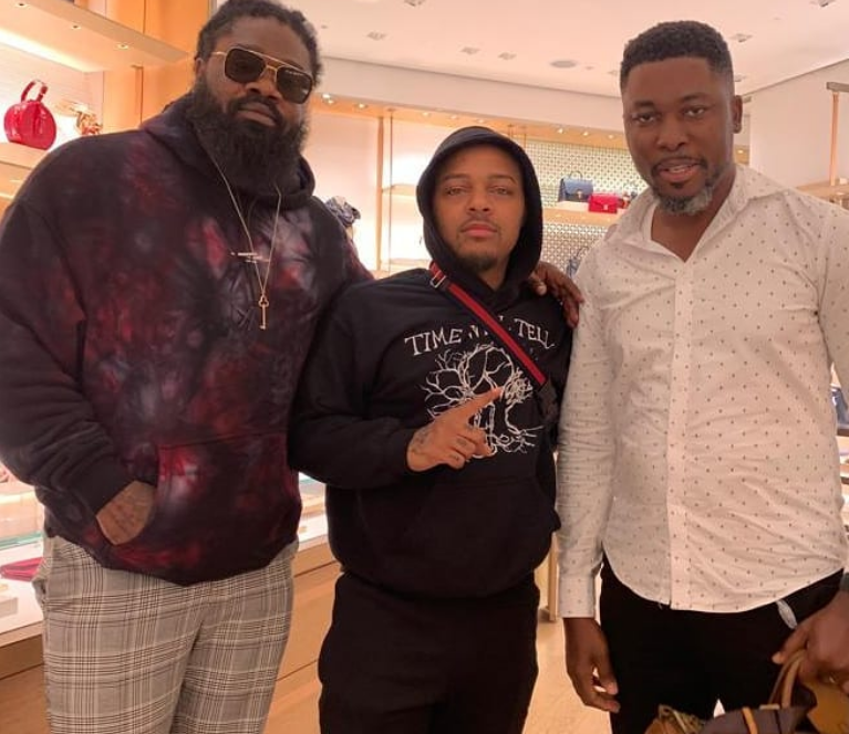 Captain Planet, A Plus in a photo with Bow Wow