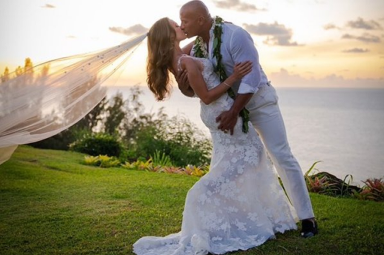 Photos: The Rock ties the knot with Lauren Hashian in Hawaii