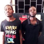 Security camera captures image of Ashaiman murderer The suspects Francis Kwaku Azumah (L) and Kobby (R)