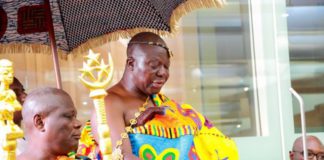 The Asantehene, Otumfuo Osei Tutu II,