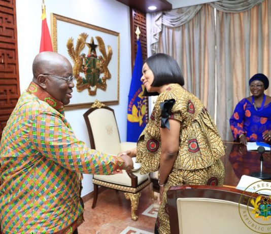 Akufo Addo and Jean Mensah EC