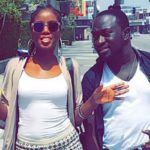 Mzvee with Richie Mensah, Owner of Lynx Entertainment