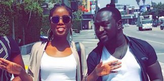 Mzvee with Richie Mensah, Owner of Lynx Entertainment