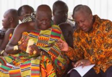 Helicopter crash: Asantehene sympathises with Mahama Asantehene and John Mahama