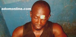 Charles Frimpong after his arrest