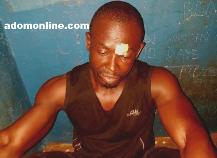 Charles Frimpong after his arrest