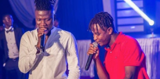 Stonebwoy (L) and KelvynBoy