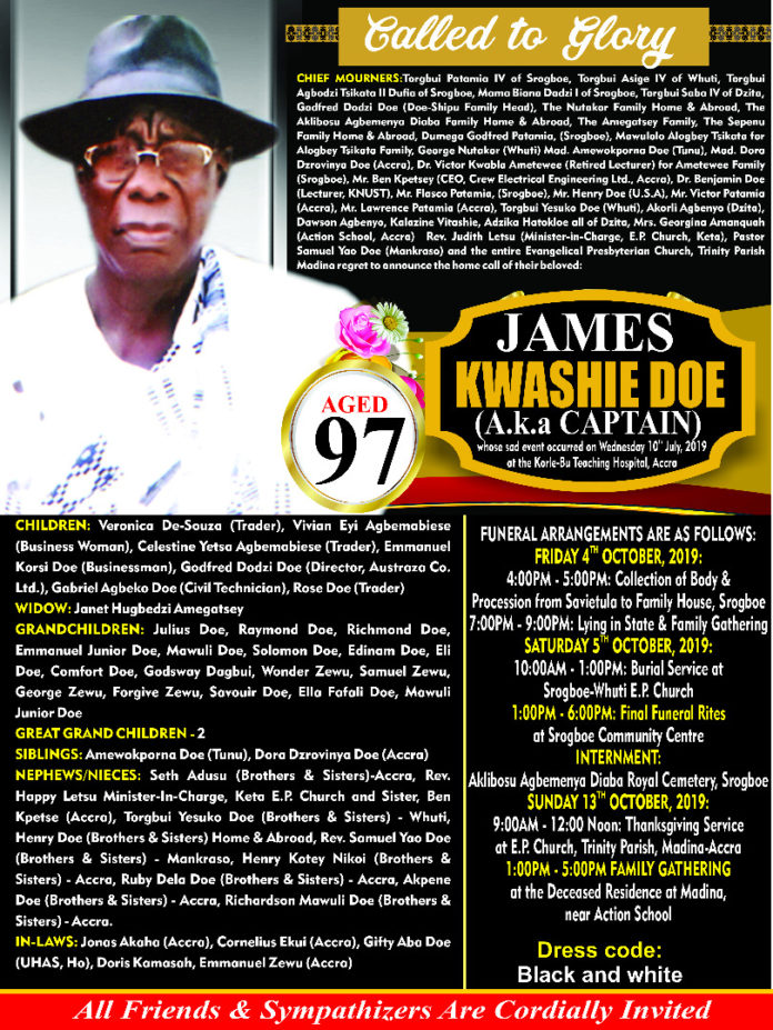 James Kwashie Doe