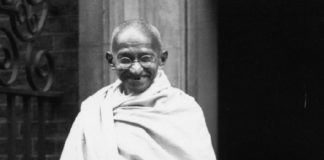 Mahatma Gandhi led the fight for India's independence from British colonial rule