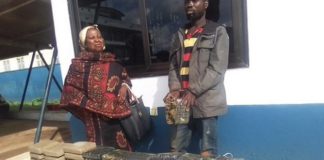 Woman, 71, grabbed with wee