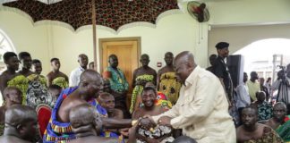 The Asantehene, Otumfuo Osei Tutu II, has urged the President of the Republic, Nana Addo Dankwa Akufo-Addo,