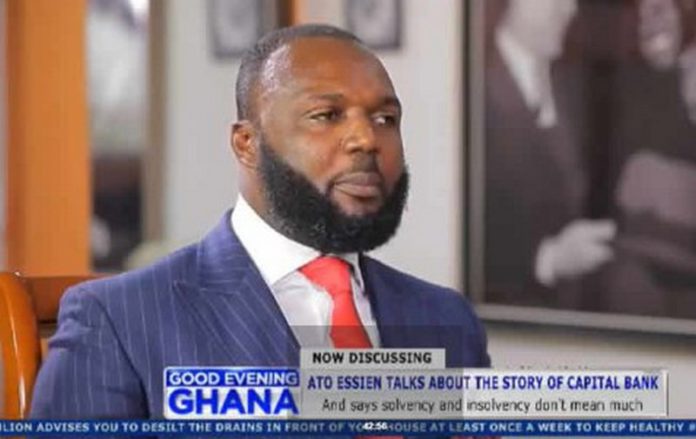 Founder of defunct Capital Bank, William Ato Essien Founder of defunct Capital Bank, William Ato Essien
